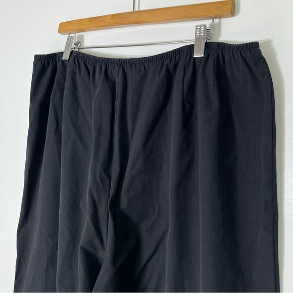 Eileen Fisher Black Cropped Pants Side Zip 3X - Picture 6 of 6